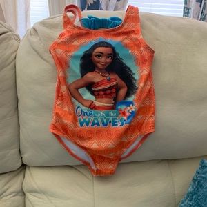 One piece Moana swim suit